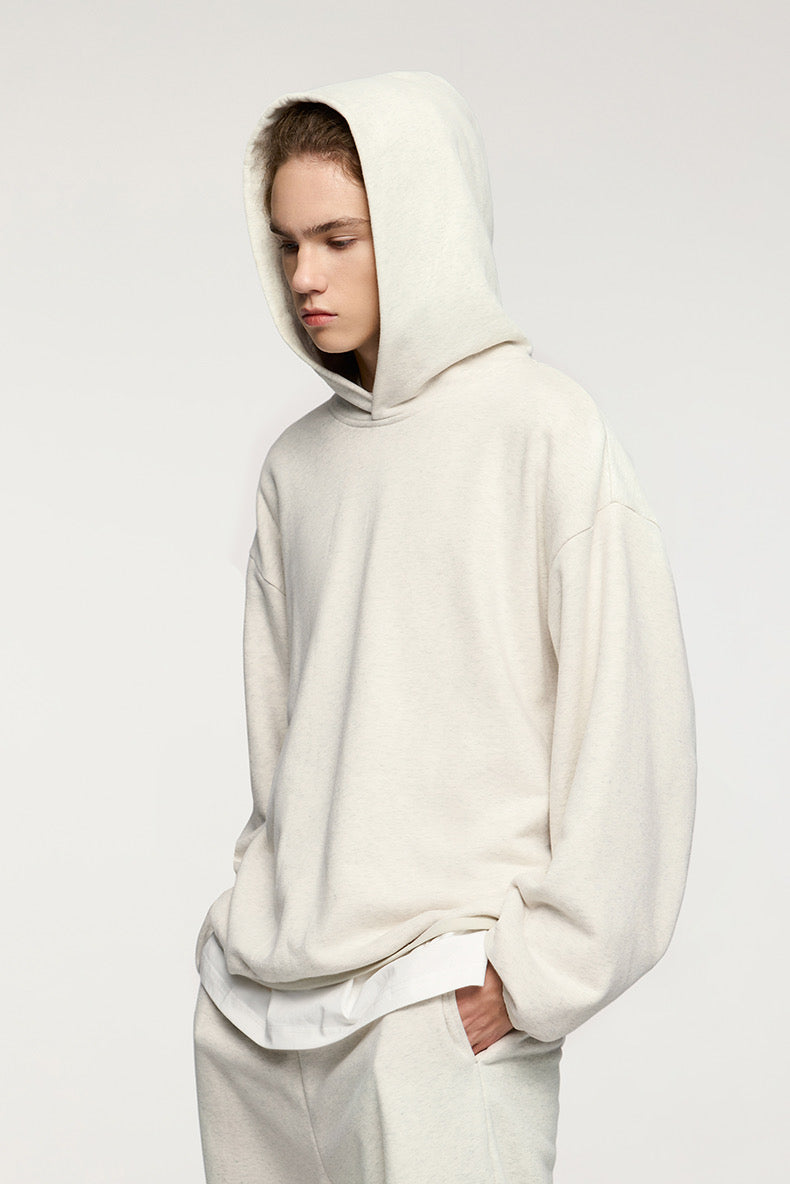 Cozy Relaxed-fit Heat-tech Hoodie