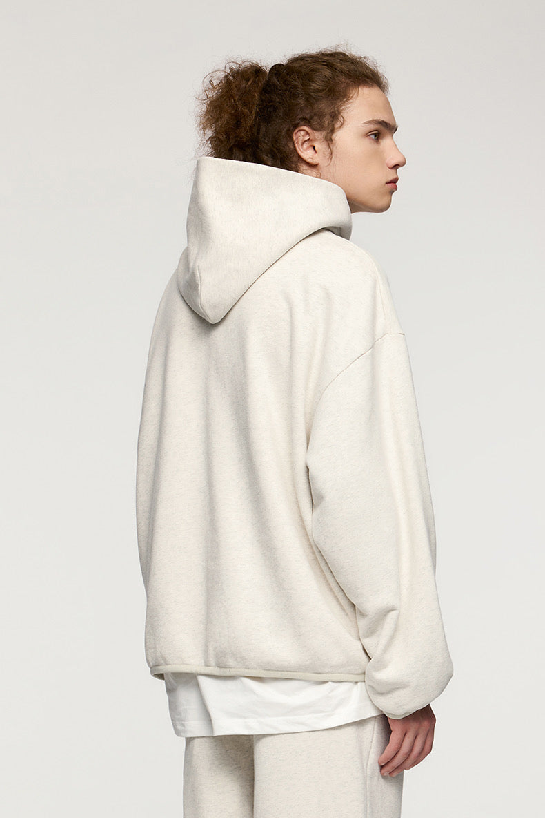 Cozy Relaxed-fit Heat-tech Hoodie