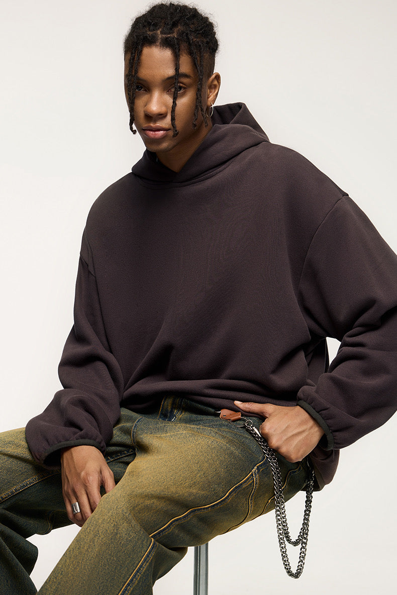 Cozy Relaxed-fit Heat-tech Hoodie