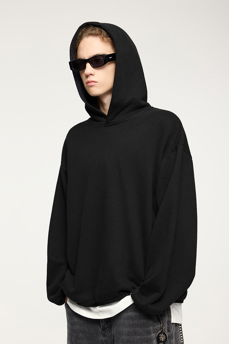 Cozy Relaxed-fit Heat-tech Hoodie