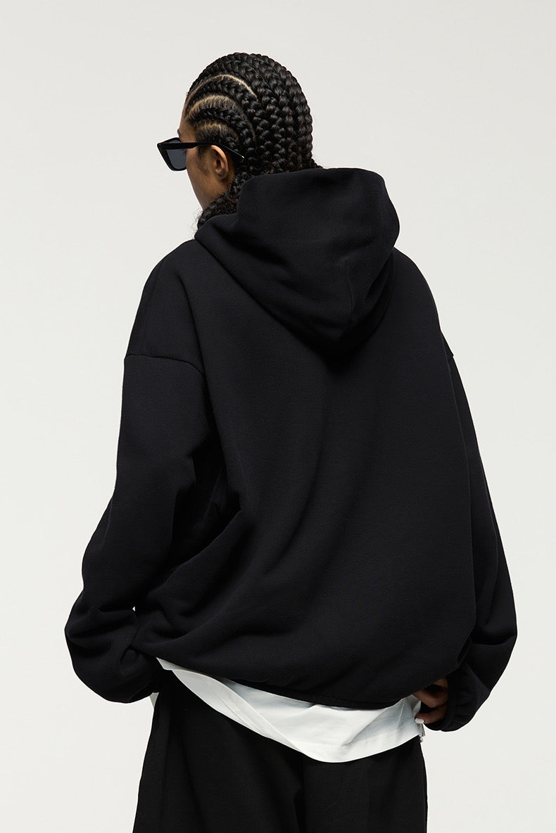 Cozy Relaxed-fit Heat-tech Hoodie