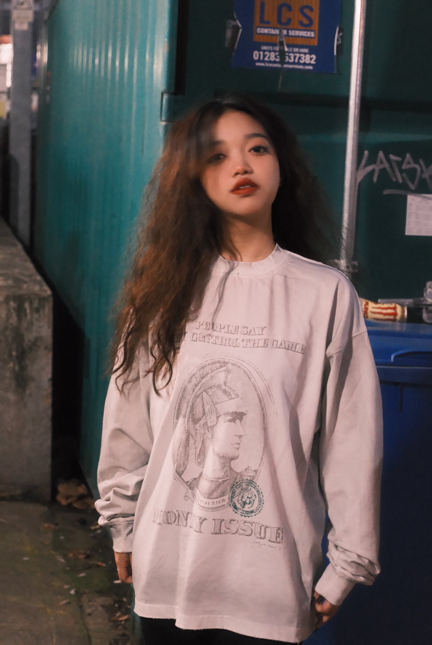 Vintage Jersey Graphic Sweatshirt