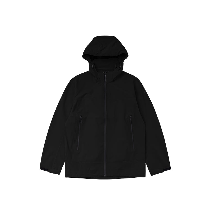 Hooded Jacket with Anti-Drop