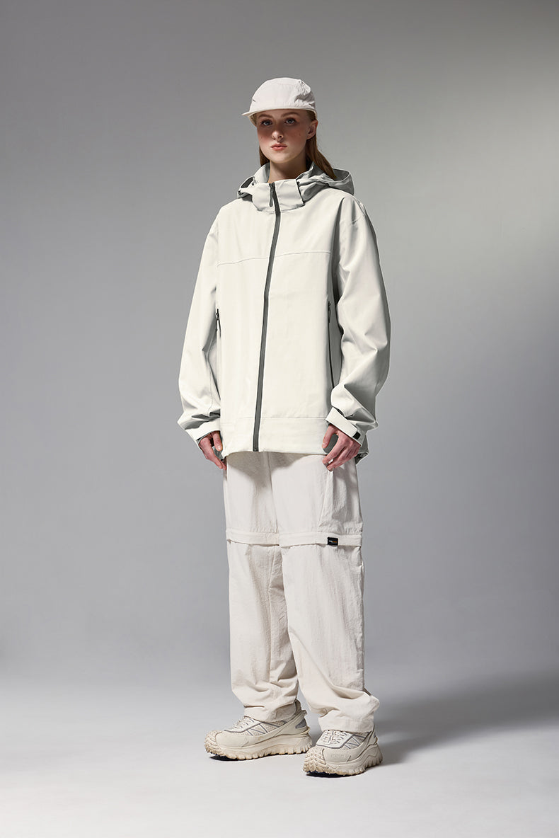 Hooded Jacket with Anti-Drop