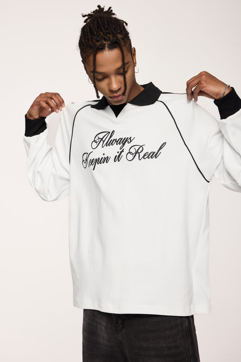 Sports Real Vibes Raglan Polo